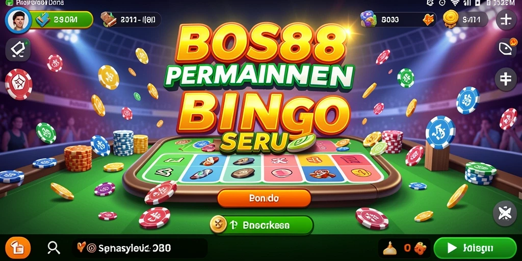 Tampilan gameplay BOS88 yang menarik dengan suasana Bingo yang menegangkan.