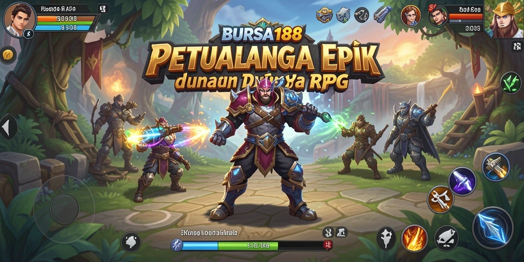 Tampilan gameplay BURSA188 yang mendebarkan dalam dunia RPG.