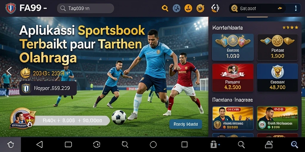 Tampilan menarik dari gameplay FA99 dalam taruhan olahraga.