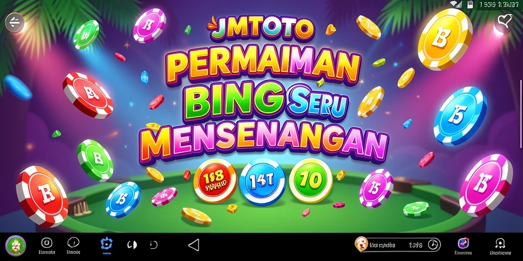Tampilan menarik gameplay Bingo di JMTOTO dengan berbagai fitur seru.