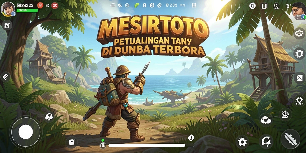 Screenshot gameplay MESIRTOTO dengan dunia terbuka yang menakjubkan.