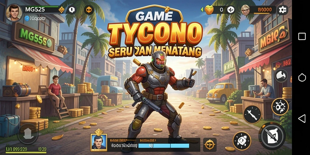 Tampilan gameplay MG525 yang seru dan mengasyikkan.