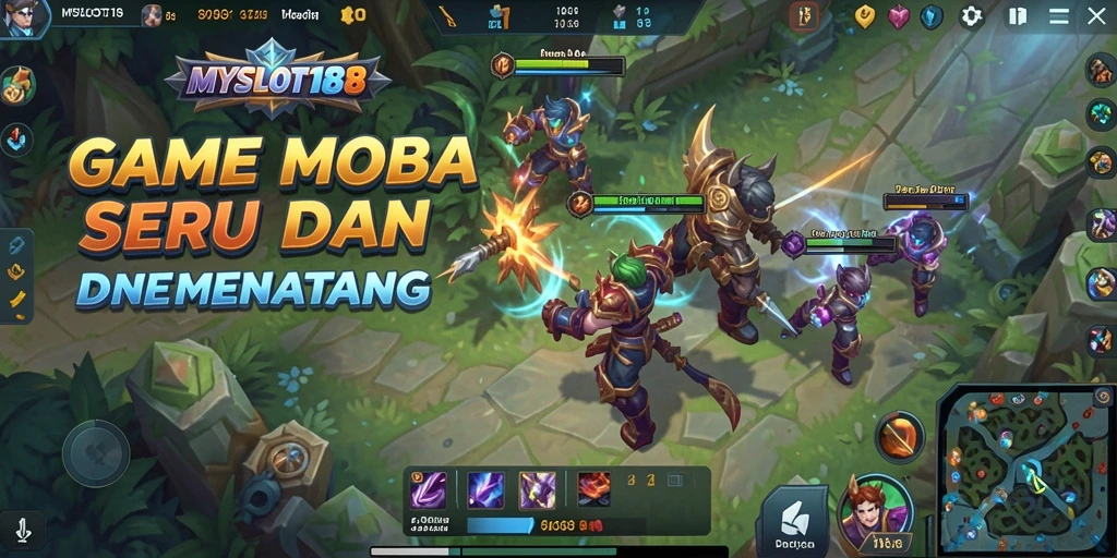 Tangkapan layar gameplay MYSLOT188 yang menampilkan aksi seru dalam pertempuran.