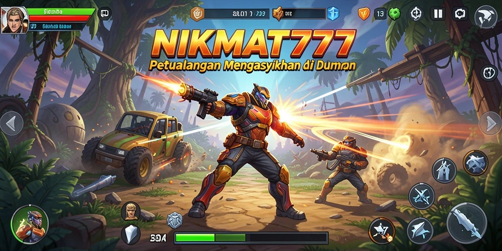 Tampilan gameplay NIKMAT777 yang penuh aksi mendebarkan.