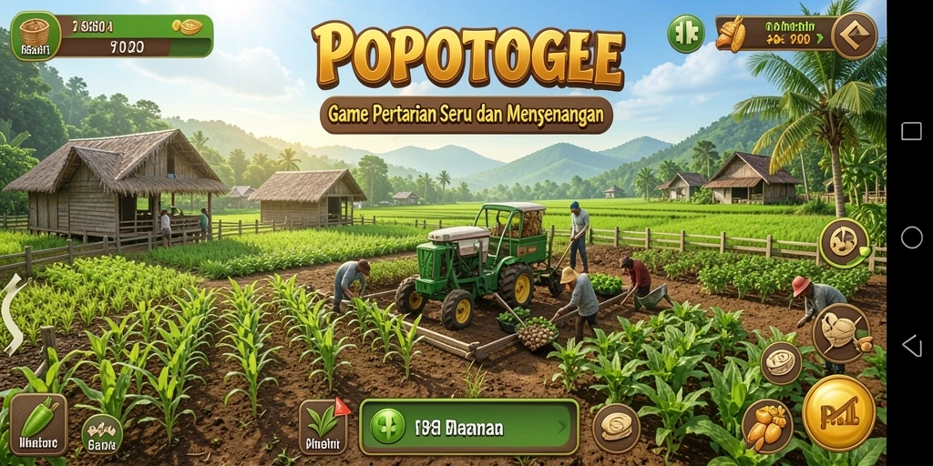 Gameplay menarik dari POPOTOGEL dengan aktivitas bertani yang menyenangkan.
