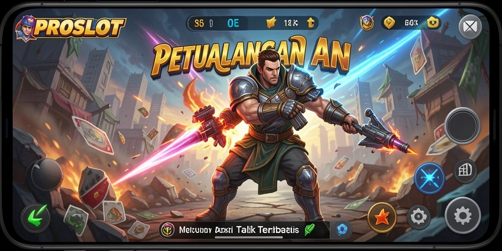 Tampilan gameplay seru dari PROSLOT yang penuh aksi.