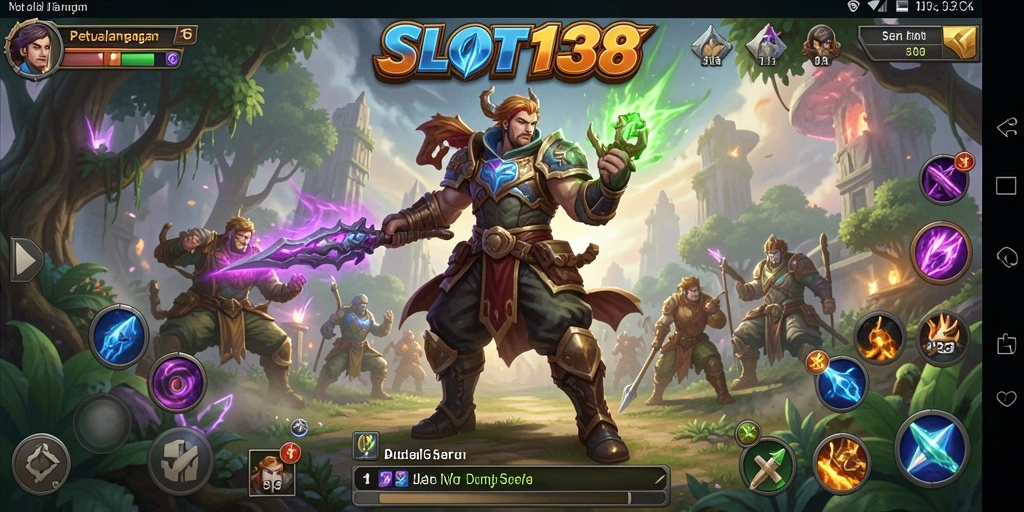 Screenshot gameplay menarik dari SLOT138 yang menunjukkan aksi RPG seru.