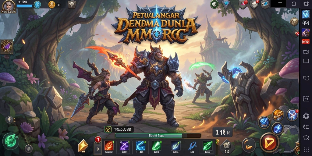 Gameplay TO288 yang mendebarkan dalam dunia MMORPG.