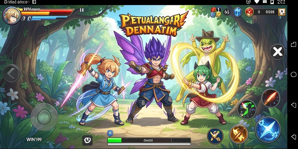 Gameplay seru dari WIN199 dengan karakter Anime yang beragam.